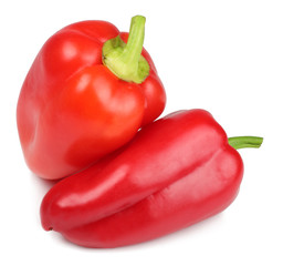 Sweet pepper on white background