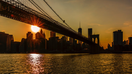 Sonnenuntergang in New York