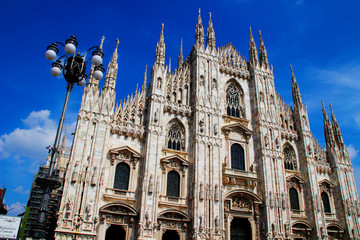 Facade of Milano Cathedrale (Duomo di Milano)