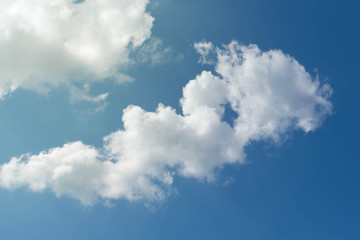 blue sky with clouds, background, texture