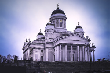 Fototapeta premium Helsinki Cathedral - Majestic Medieval Temple