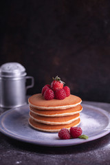 pancake with strawberries