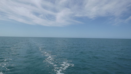 Open Water with Wake