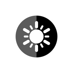 Fototapeta na wymiar Sun icon or logo
