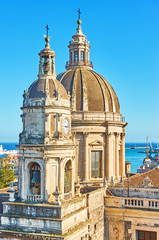 Obraz premium Saint Agatha Cathedral in Catania