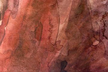 Abstract Watercolor Background red art