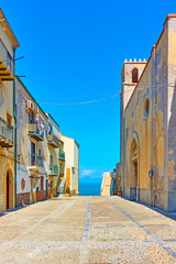 Fototapeta premium Old square in Cefalu