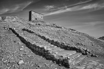 Victoria also known among the native Maltese as Rabat on maltese island Gozo. Labyrinth of narrow...