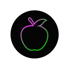flat fruit icon