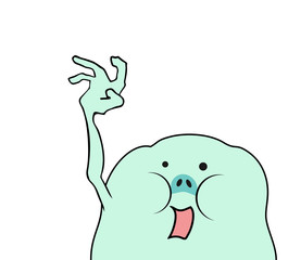 funny monster greeting