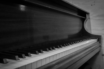 Old Wooden Piano