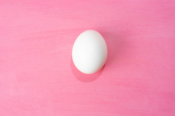 Egg on colorful background