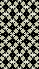 Ornate geometric pattern and abstract multicolored background