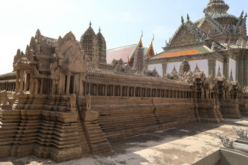 Wat Phra Kaew, commonly known in English as the Temple of the Emerald Buddha or grand palace is regarded as the most sacred Buddhist temple in Thailand