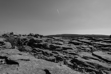 Irlanda, Parco Nazionale del Burren (Boireann), i paesaggi lunari.