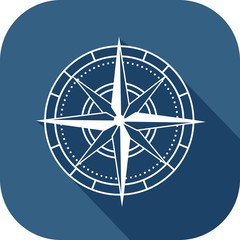 Colored compass icon
