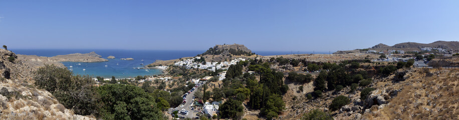 Obraz premium Lindos city, Rhodes