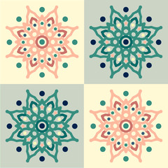 Arabesque Pastel Tiles
