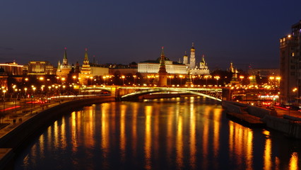 Obraz na płótnie Canvas View of the Moscow Kremlin