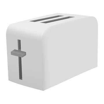 recommend clip art: Kitchen toaster icon. Realistic illustration of kitchen toaster vector icon for web design isolated on white background