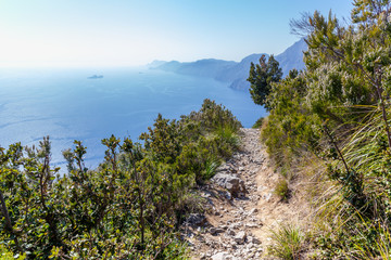 Italy, Amalfi , Amalfi coast , Amalfi coast Sentiero degli Dei