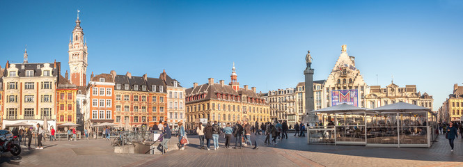Fototapeta na wymiar Centre-ville de Lille