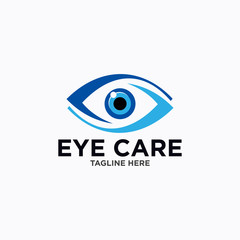 eye logo design template