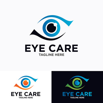 eye logo design template