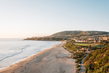 View of Salt Creek Beach, in Dana Point, Orange County, California