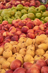 Apple and peaches