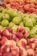 Apple and peaches