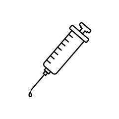 Syringe vector icon