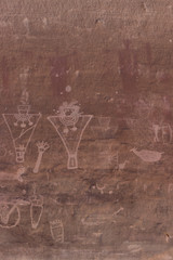 Ancient Native American Petroglyphs from the Desert Southwest of USA