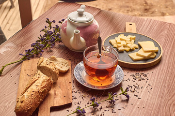 tea and cheese