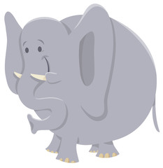 African elephant cartoon animal character