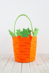 Easter Bunny and Carrot Basket