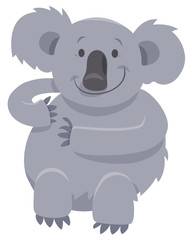 funny koala bear animal character
