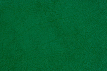 Fototapeta premium Dark green leather texture. 
