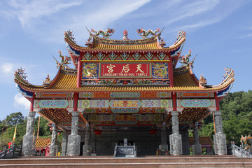 Naklejka premium Thean Hou Temple in Langkawi Malaysia