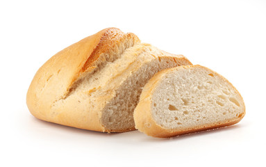Isolted white bread