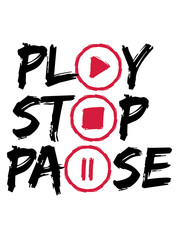 play stop pause musik buttons kreise ringe tasten zeichen symbole tanzen party feiern spaß dj walkman abspielen video sound laut design cool