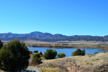 Fototapeta na wymiar chatfield state park in littleton colorado