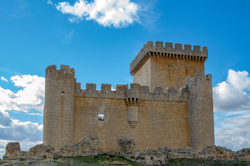 Fototapeta na wymiar Castle of Villalonso, Castile and Leon, Zamora Spain