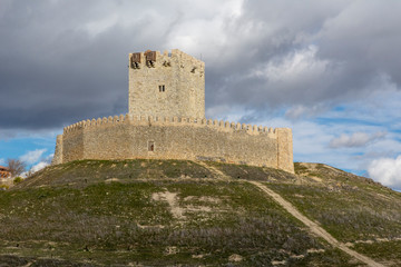 Fototapeta na wymiar Castle of Tiedra, Valladolid, Spain