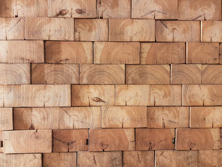 Conglomerado de madera con forma de ladrillo. Recurso utilizado en decoración sobretodo de...