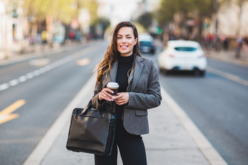 Beautiful young professional businesswoman