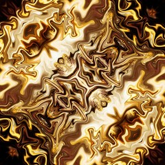 Gold art. Abstract design pattern in rich royal style. Golden color background. Liquid effect graphic artwork. 