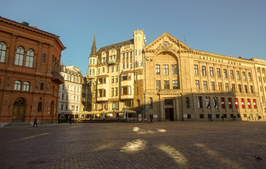 Fototapeta na wymiar Riga is the capital of Latvia. Beautiful city