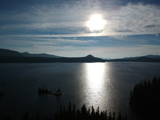 Waldo Lake Oregon Aerial