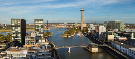 duesseldorf germany from above